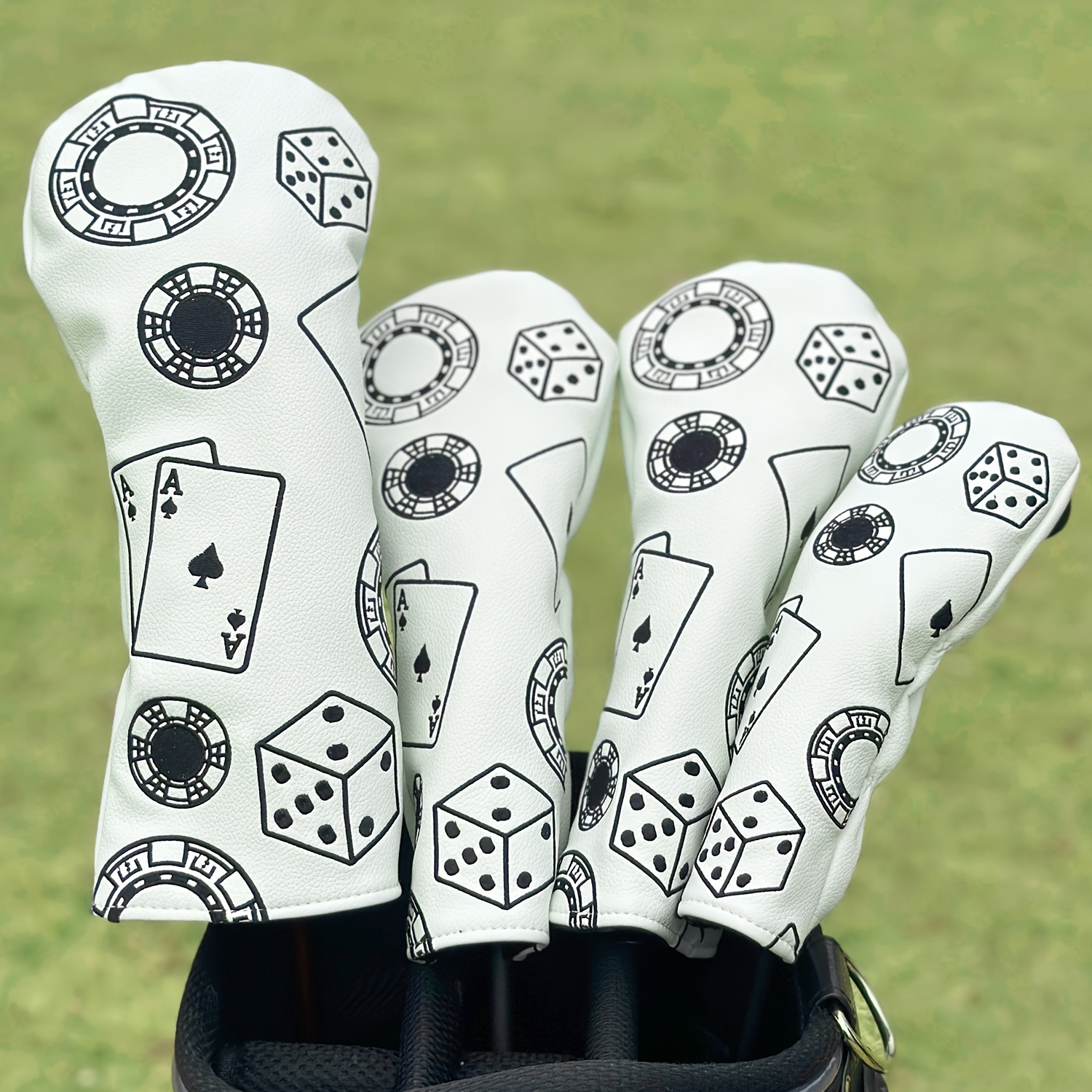 Golf Equipment Deals - 1 st/4 stks Driver/Fairway/Hybrid Headcover-Poker Chips