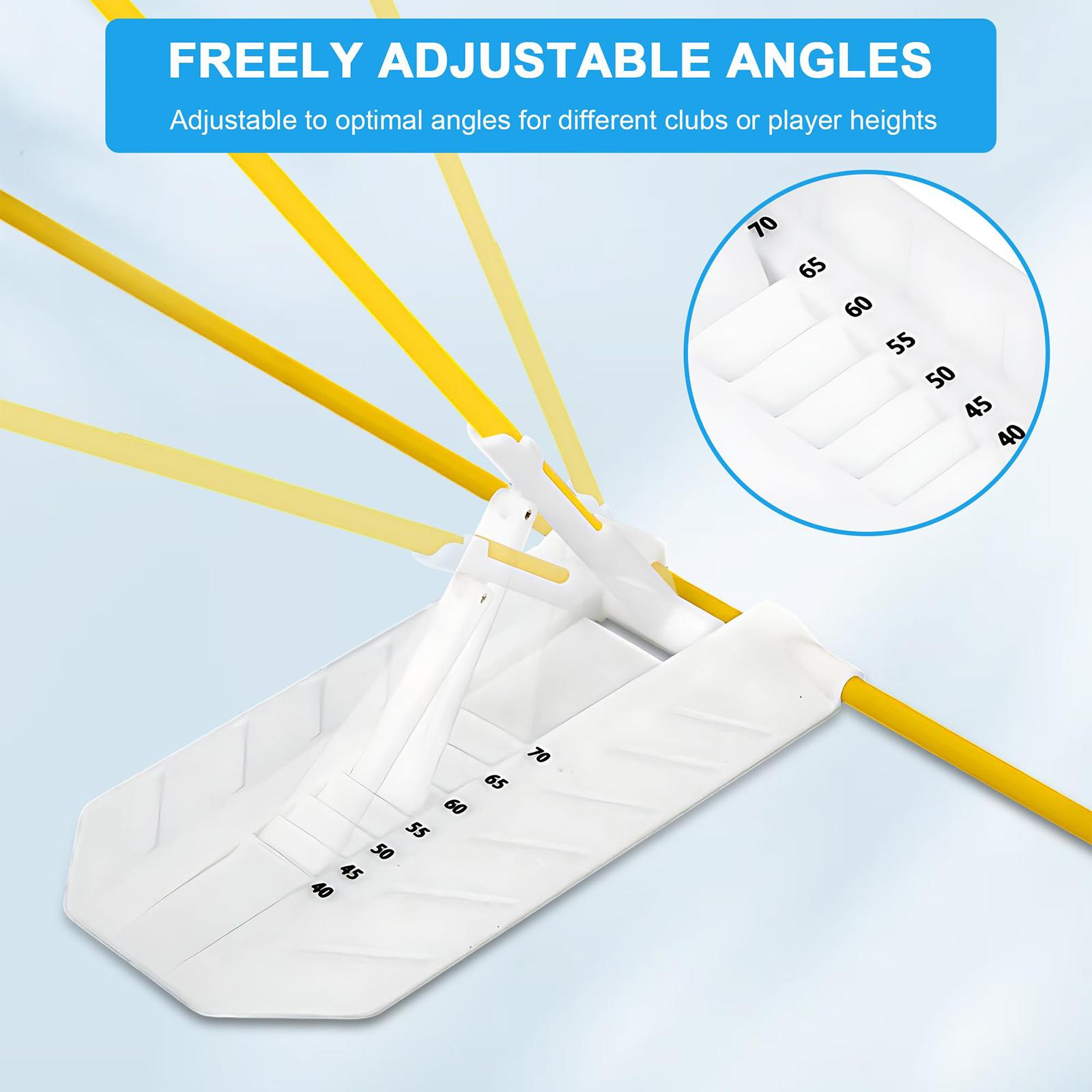 Alignment Stick Set - Verstelbare Golf Swing Trainer Praktische Alignment