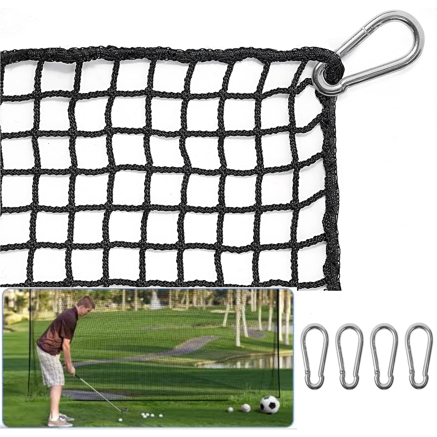 Practice Net Hitting - Golfnet-Sport Oefenbarrièrenet, Zwaar Golfslagnet, Voetbal Backstop
