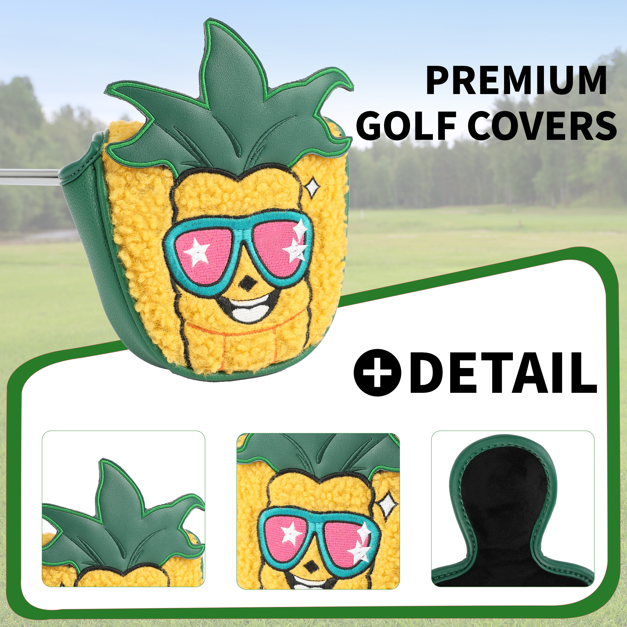 1pc Golf Putter Headcover Duur - Putter Mallet Blade recensie en prijs