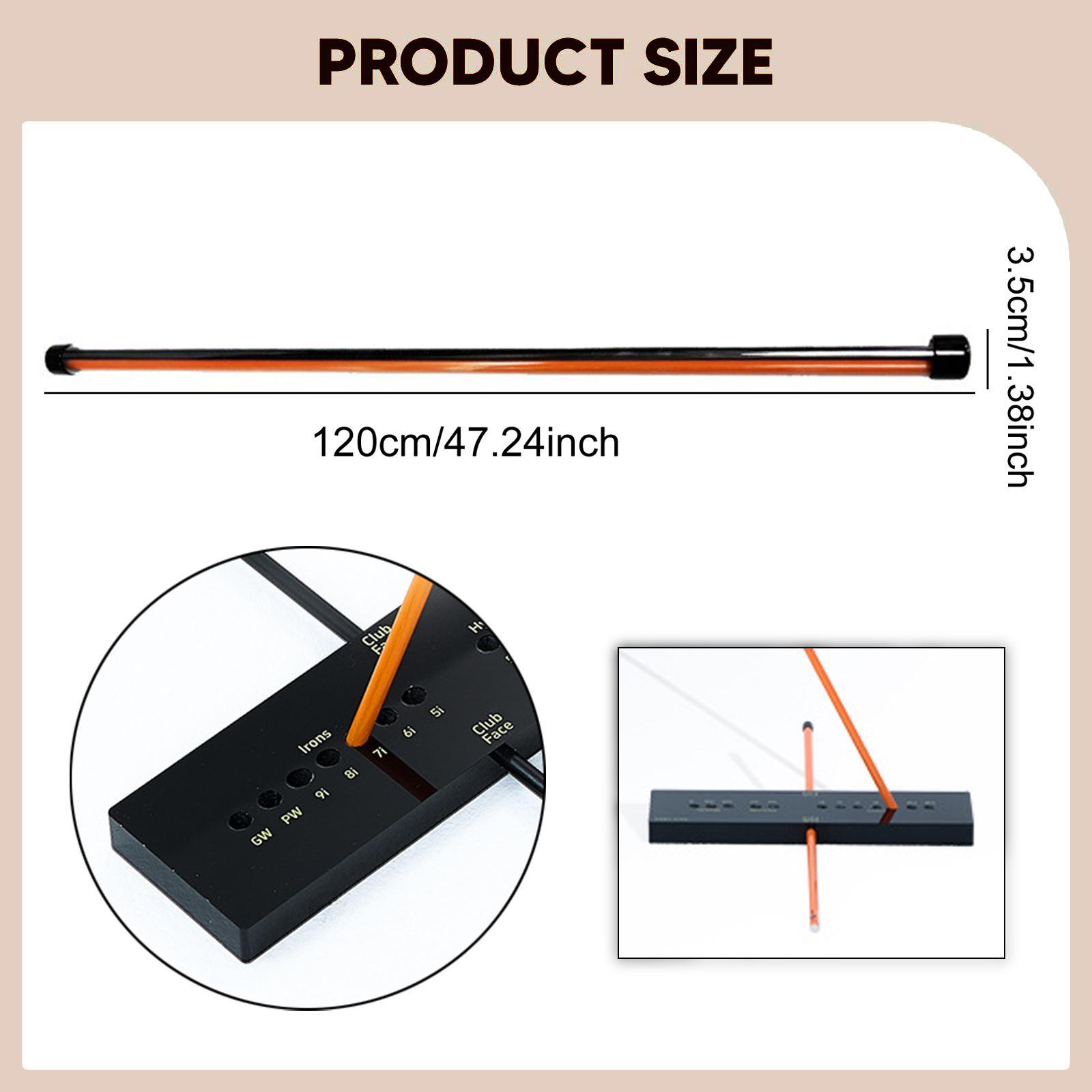 Golf Swing Trainer met 12 hoek - Alignment Stick Set recensie en prijs