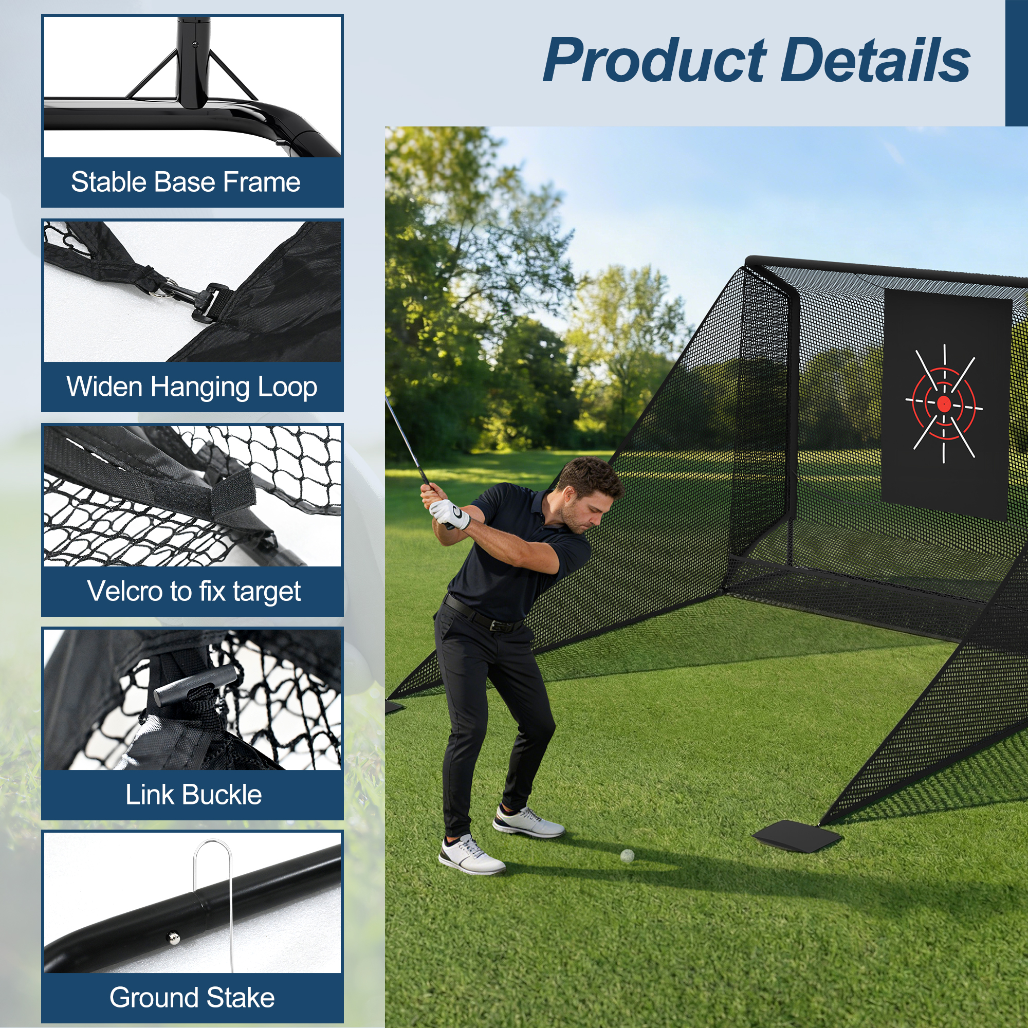 120×139×78 inch professioneel  - Practice Net Hitting recensie en prijs