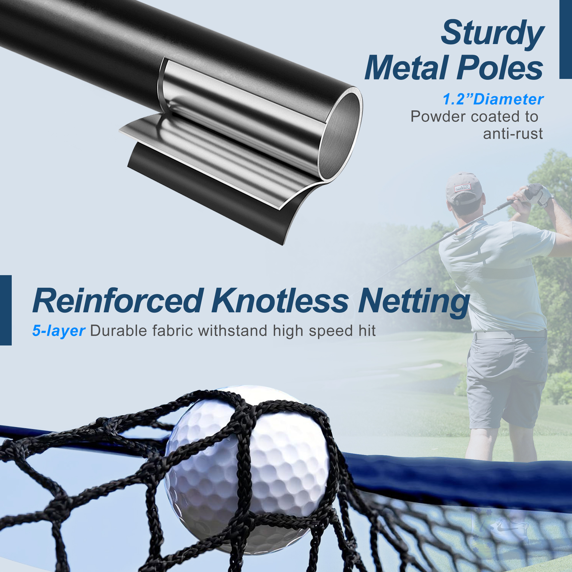 120×139×78 inch professioneel  - Practice Net Hitting recensie en prijs