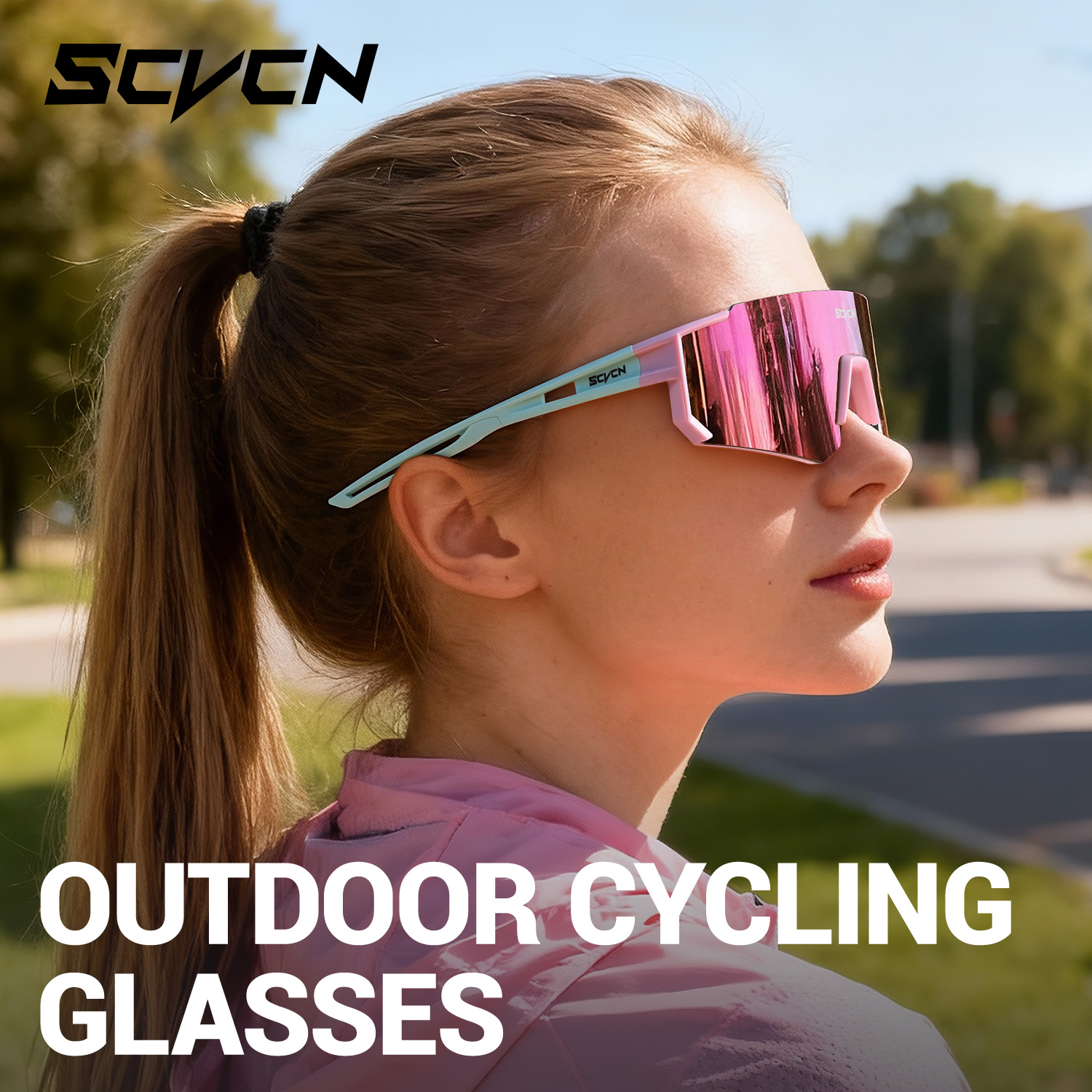 SCVCN Vrouwen Roze Fietsbril F - Golf Equipment Photos recensie en prijs