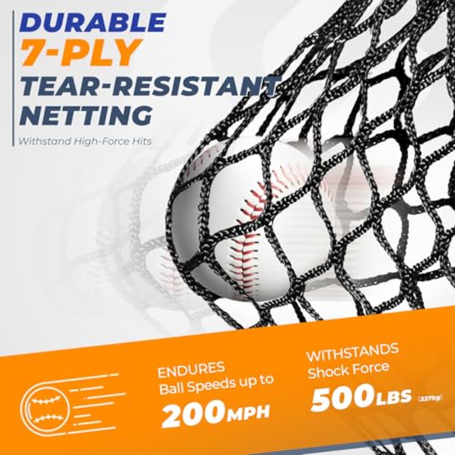 7 x 7 voet honkbalnet, honkbal - Practice Net Hitting recensie en prijs