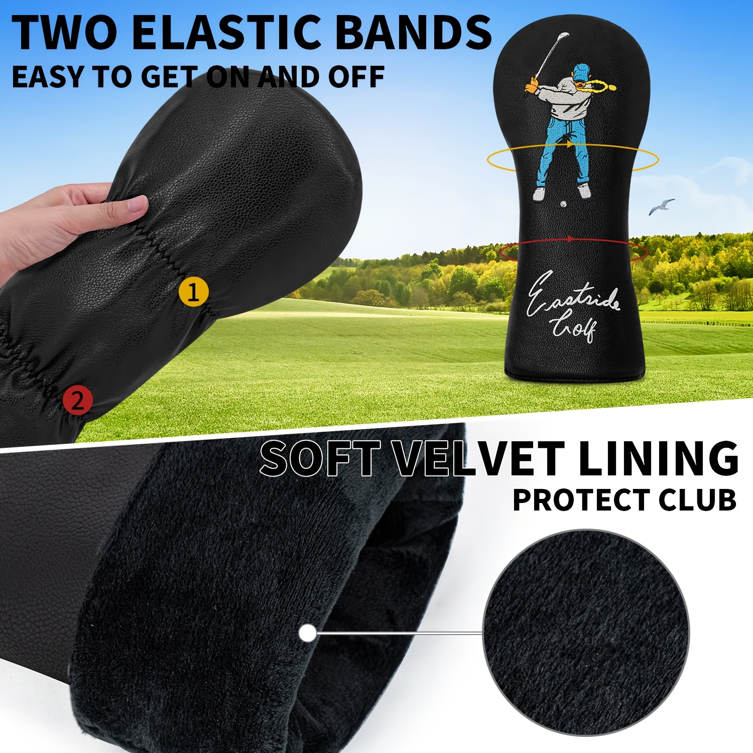1 stuk/4 stuks golfclubhoofdbe - Golf Equipment Deals recensie en prijs