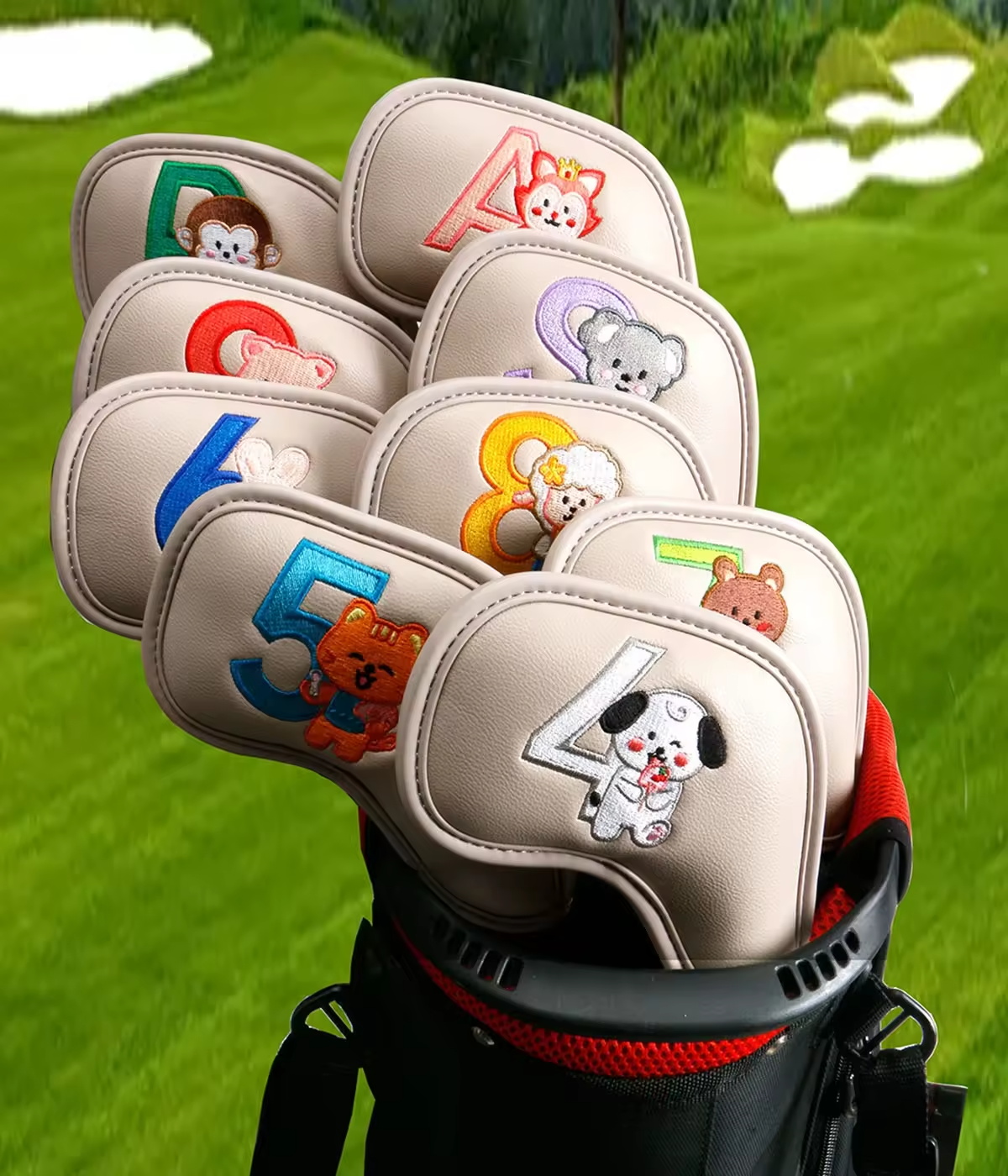 9 stuks schattige cartoon dier - Golf Equipment Deals recensie en prijs