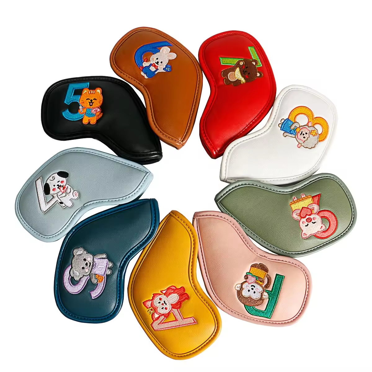 9 stuks schattige cartoon dier - Golf Equipment Deals recensie en prijs