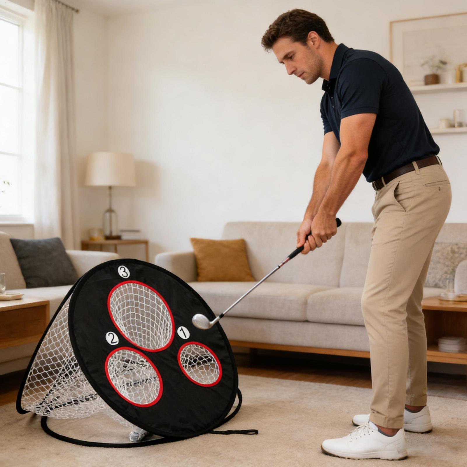 Draagbaar golf oefennet, opvou - Practice Net Hitting recensie en prijs